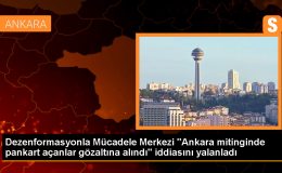 Cumhurbaşkanı Erdoğan’ın katıldığı Ankara Mitinginde pankart açanlar gözaltına alınmadı
