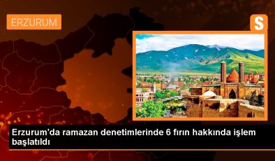 Erzurum’da ekmek üretimi yapan işletmelere denetimlerde yasal işlem başlatıldı
