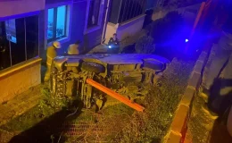 Safranbolu’da Araç Bahçeye Düştü: 3 Yaralı