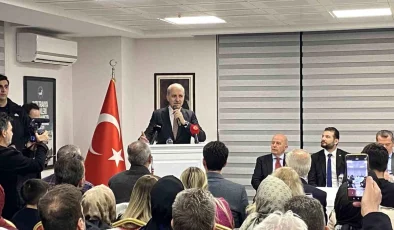 TBMM Başkanı Numan Kurtulmuş Batı Trakya Türkleri Dayanışma Derneğini Ziyaret Etti