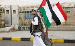 Yemen’de Binlerce Kişi Gazze’ye Destek İçin Sokağa İndi