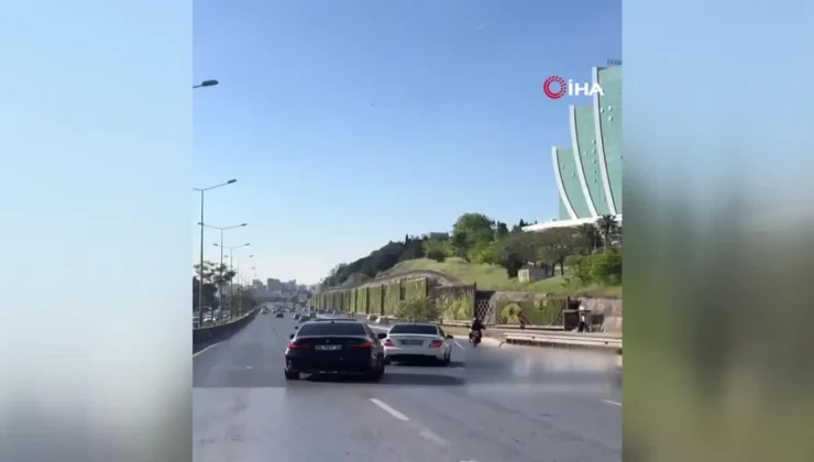 D100 Karayolunda makas atarak trafik akışını tehlikeye düşüren şahıslar yakalandı