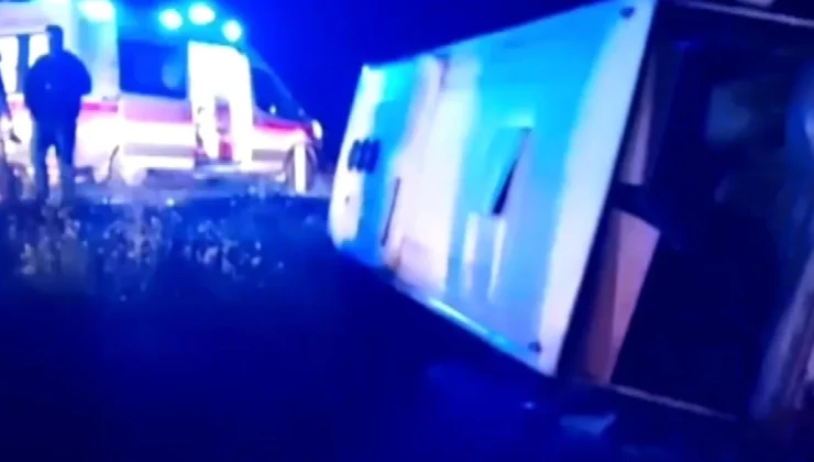 Kahramanmaraş’ta Servis Minibüsü Kaza Yaptı: 9 Yaralı