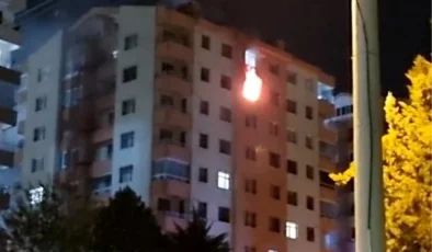 Konya’da 10 Katlı Apartmanda Çıkan Yangın Söndürüldü