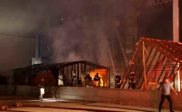 Konya’da Ahşap Ürünleri Üreten Fabrikada Yangın