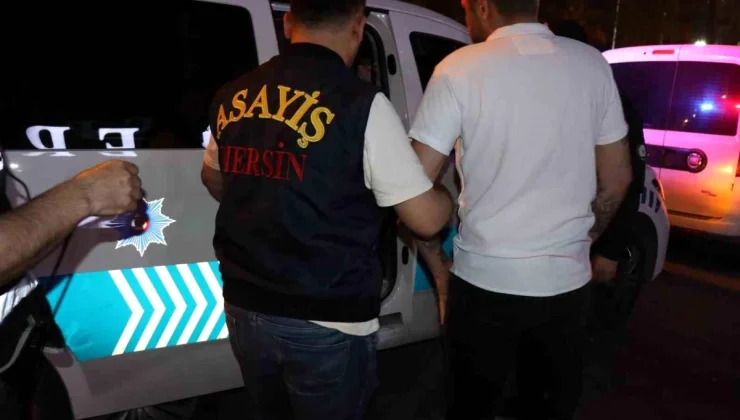 Mersin’de Polis Ekipleri Asayiş Uygulaması Yaptı: Bir Şüpheli Yakalandı, 3 İş Yerine İşlem Yapıldı