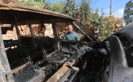 Yahudi yerleşimciler, Batı Şeria’da Filistinlilere ait ev ve aracı ateşe verdi