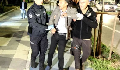Aksaray’da alkollü sürücü polis uygulamasından kaçmaya çalışırken yakalandı