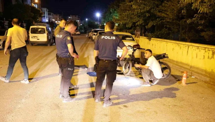 Aksaray’da Çalıntı Motosikletle Kovalamaca