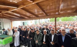 Darıca Belediye Başkanı Muzaffer Bıyık’ın annesi Fadime Bıyık için cenaze namazı kılındı
