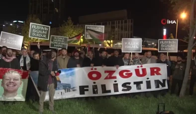 Filistin Dayanışma Platformu İsrail’in Refah’ta başlattığı saldırıyı protesto etti