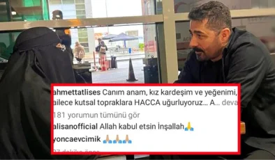 İbrahim Tatlıses’in eski eşi Adalet Sara hacca gitti, ünlüler yorum yağmuruna tuttu