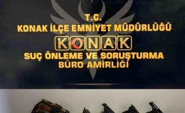 İzmir Konak’ta Kaçak Silah İmalathanesine Operasyon: 7 Ruhsatsız Tabanca Ele Geçirildi