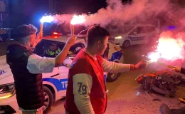 Karabük’te kaza ihbarına giden polisler sürprizle karşılaştı