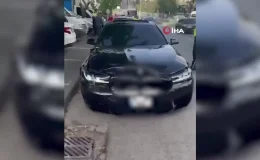 Kayseri’de Ehliyetine El Konulan Sürücü Drift Yaparak Otomobile Çarptı