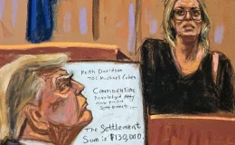Trump ve Stormy Daniels Mahkemede Karşı Karşıya Geldi
