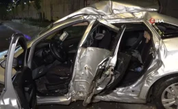 Yozgat’ta kontrolden çıkan otomobil ağaca çarparak durabildi: 1 yaralı