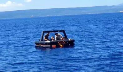 Yunanistan unsurları tarafından geri itilen 21 düzensiz göçmen Ayvalık’ta kurtarıldı