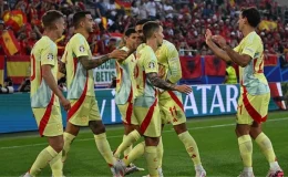 Arnavutluk’u 1-0 yenen İspanya, puan kaybetmeden son 16’ya yükseldi