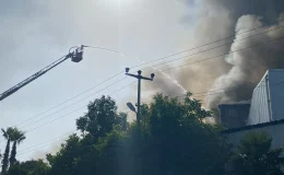 Samsun’da Elyaf Fabrikasında Büyük Yangın: İtfaiye Müdahale Ediyor
