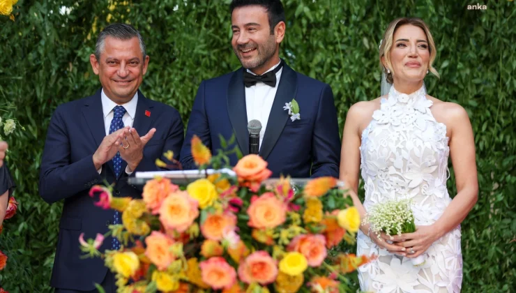 CHP Genel Başkanı Özgür Özel, Yeşim Yankılıç ve Rıza Akpolat’ın Nikah Törenine Katıldı