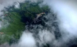 Çin’deki Langya Dağı’nda Bulut Denizi Şöleni