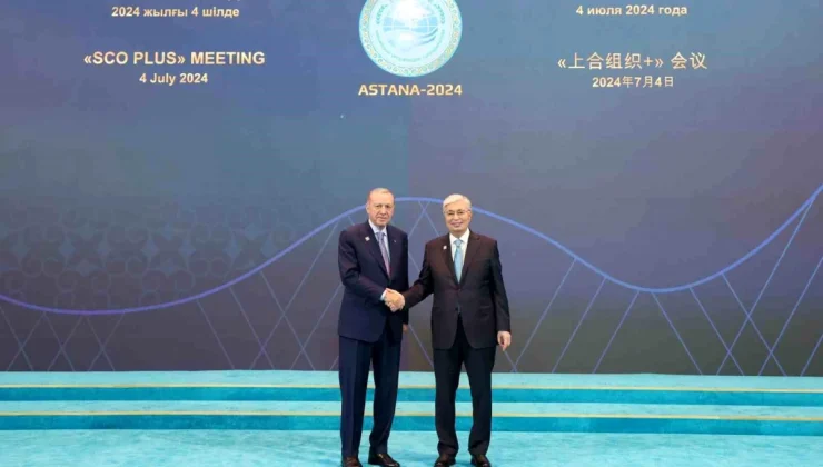 Cumhurbaşkanı Erdoğan, Kazakistan’da ŞİÖ Zirvesi’ne katıldı