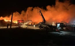 Muğla’da bal üretim tesisinde yangın