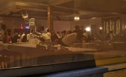 Samsun’da düğünde çıkan kavgada sandalyeler havada uçuştu
