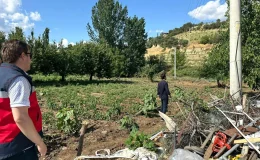 AK Parti Gediz İlçe Başkanı Sel Mağduru Köyleri Ziyaret Etti