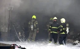 Bursa’da Geri Dönüşüm Fabrikasında Yangın Çıktı
