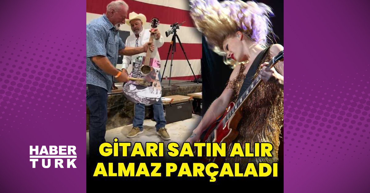 Taylor Swift’in gitarını açık artırmada satın alan kişi onu herkesin gözü önünde paramparça etti